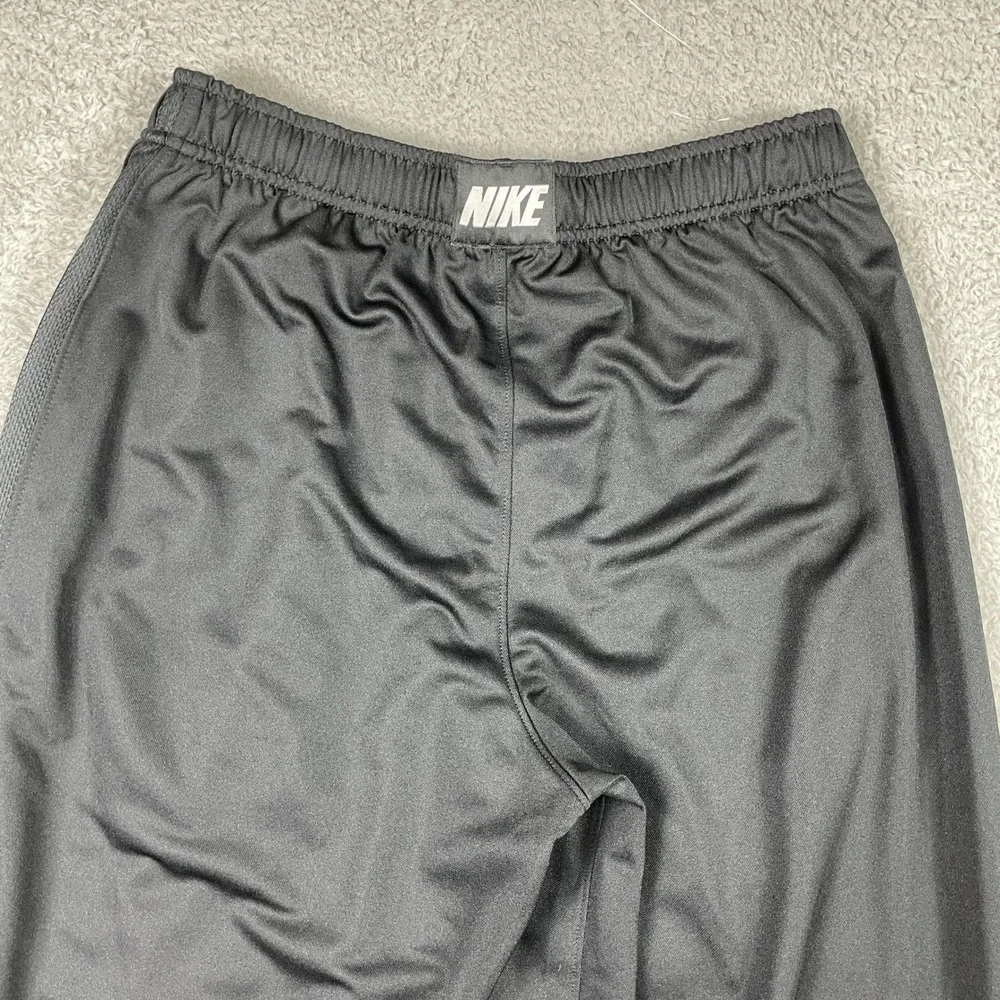 Nike Training Track Pants Mens Medium‎ Black Gray Striped 480238-010 Athletic